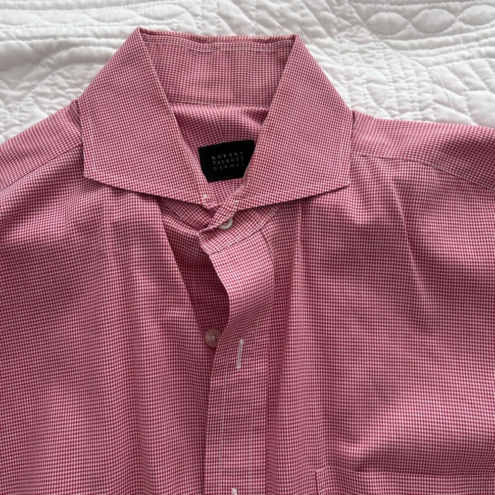 ROBERT TALBOTT Red Dress Shirt